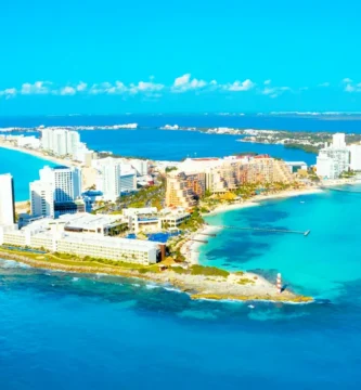 Cancún méxico vista panorámica