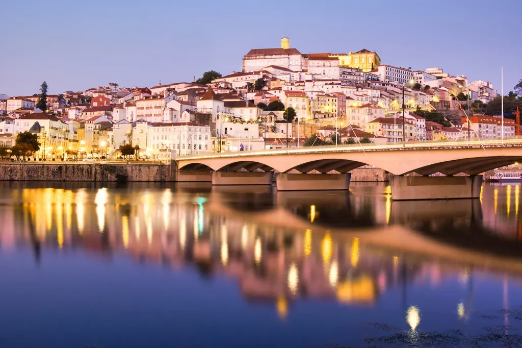 Coimbra en y río Mondego