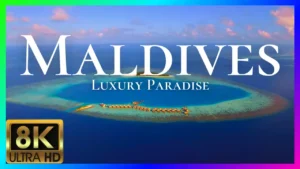 Las MALDIVAS Un PARAÍSO de LUJO de color TURQUESA, Vídeo en calidad 8k