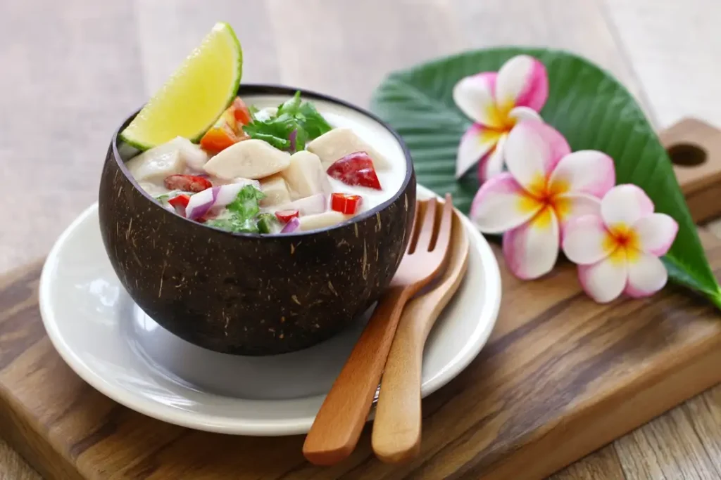 Kokoda, ceviche de leche de coco, cocina de Fijiana