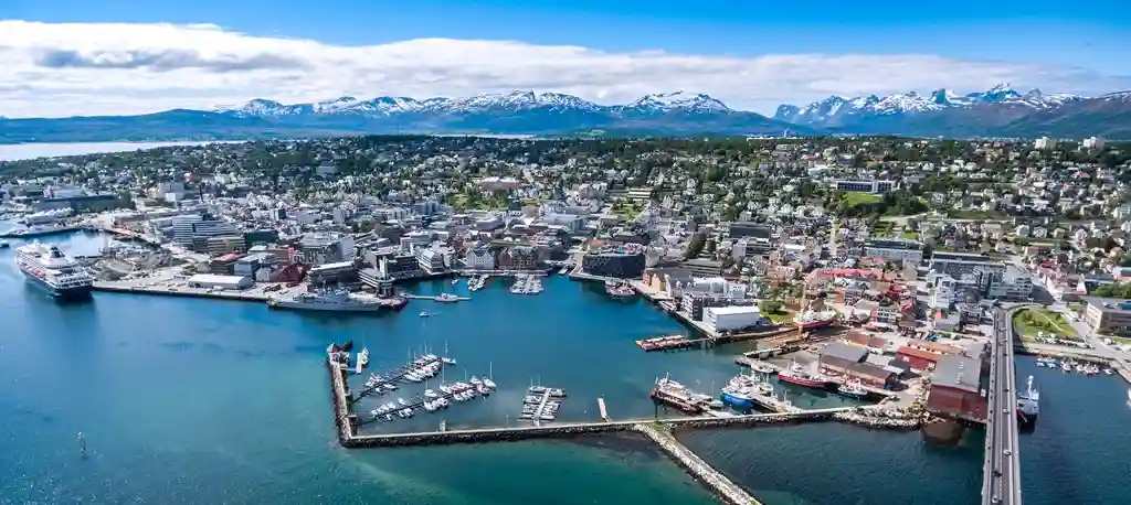 Tromso, ciudad del norte de Noruega