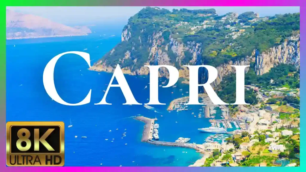 Vista de Capri, Italia, Europa